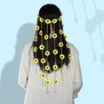 thumbnail image 2 of Diadema de flores Unique Bargains, diadema de ramo de girasoles de verano, estilo bohemio para mujeres, color amarillo, 2 of 7