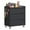 Three-drawer cabinet (Black), variant on JAORD Black 3-Drawer Metal File Cabinet with Lock and Wheels, Fully Assembled