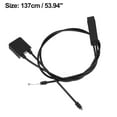 thumbnail image 3 of 51237300571 Car Hood Bonnet Release Cable Replacement for BMW for Mini Cooper F55 F56 F57 F60 2013-2017, 3 of 6