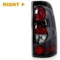 thumbnail image 3 of Tail Light Compatible With 1999-2006 Chevy Silverado 1500 2500 3500 GMC Sierra 1500 2500 Driver and Passenger Side Rear Light Brake Lamps (OE Black Clear Lens), 3 of 8