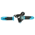 thumbnail image 2 of Electric Bicycle Throttle Handle, Grain Pattern Twist Throttle Grip Automatic Green Digital Display 1 Pair  For 12V To 99V Electric Vehicles Blue Handle Cover, 2 of 8