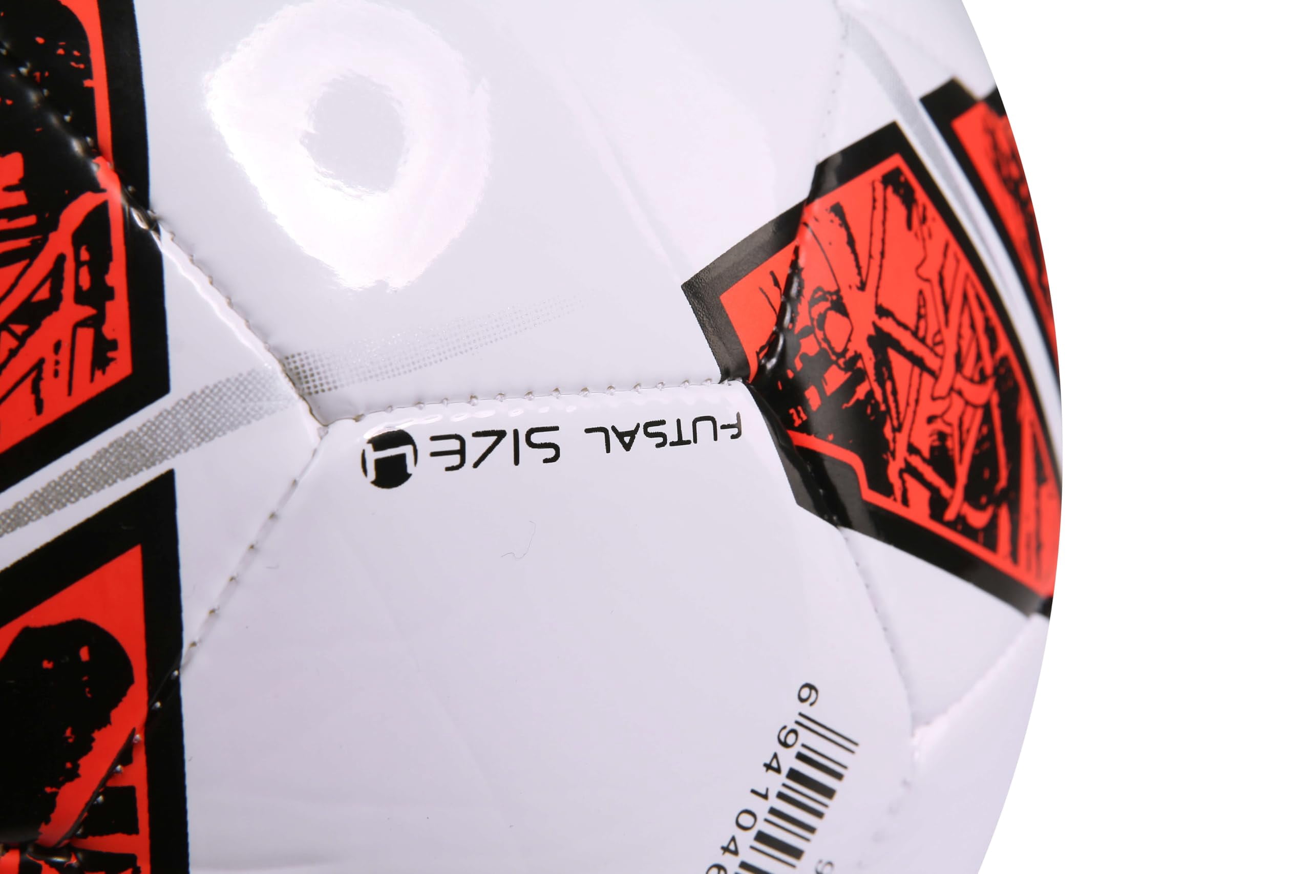 KELME Futsal Soccer Ball - Indoor Sala Ball Pelota de Futbol (White/Orange,