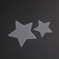 thumbnail image 3 of Llavero de plástico Portátil DIY DIY Pre-perforado de arte transparente transparente Crafts Haciendo protección Pintura Pintura Llavero STAR 7.5 CM 3MM Advancent HA012414-30, 3 of 7