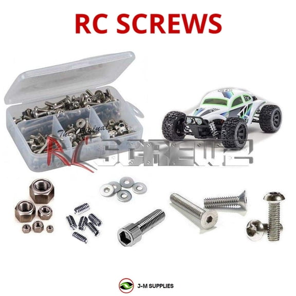 RCScrewZ Stainless Steel Screw Kit kyo160 for Kyosho MadBug VE RTR RC Car | SET