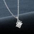 thumbnail image 3 of Diamond Pendant Necklace For Women | 1 Carat IGI Certified Radiant Shape Lab Grown Diamond | Priscilla Slider Lab Diamond Pendant Necklace 18K White Gold | FG-VS1-VS2 Quality | Friendly Diamonds, 3 of 6