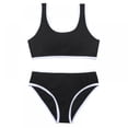thumbnail image 1 of GYRATEDREAM 7-14 Years 2 Piece Girls Bikini Beach Swimwear Swimsuits Quick Dry Swimwear Bathing Suits, 1 of 6