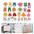 thumbnail image 4 of Miangastore 1 Set Kids Dresser Clothing Decals Clothing Sort Stickers Removable Clothes Classification Labels, 4 of 9