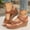 A Brown, variant on HAOTAGS Casual Summer Wedge Sandals for Women Fish Mouth Walking Platform Sandals Brown Size 6.5