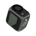 thumbnail image 2 of Ventilador Cintura Portátil 100 Velocidad Viento para Trabajos Al Aire Libre () Naranja, 2 of 7