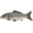 Grey, variant on 13.8 inch Fake Big Carp Decoration Artificial Fish Wall Hanging Lifelike Animal Toy for Home Kitchen Shop Restaurant Christmas Show - Grey