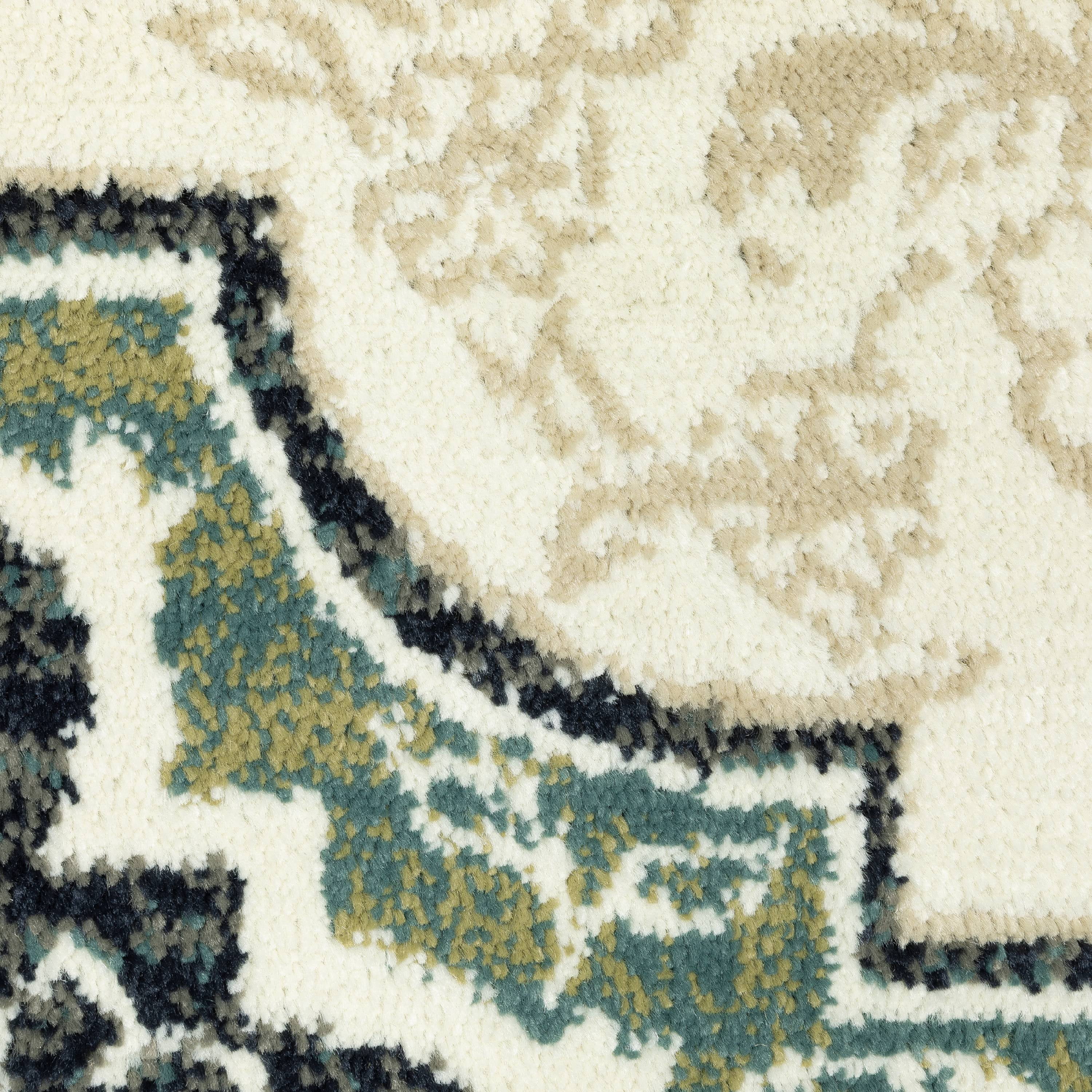Avalon Home Edison Trellis Traditional Area Rug, Off-White