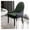 Green, variant on Modern Mid-Century Dining Chairs Faux Leather Accent Armchair with Solid Wood Legs,Vanity Lounge Chairs Dining Room Chair for Kitchen Living Room