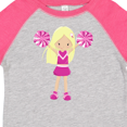 thumbnail image 4 of Inktastic Cheerleaders, Girl With Blonde Hair, Pink Uniform Girls Toddler T-Shirt, 4 of 5