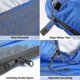 thumbnail image 2 of Schlafsack Ultraleicht Camping Wasserdichte Schlafscke Verdickt Calentador de invierno Schlafsack Erwachsener Grn, 2 of 5