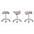 thumbnail image 2 of Taburete Kaleurrier, giratorio y regulable en altura, color gris, 2 of 8
