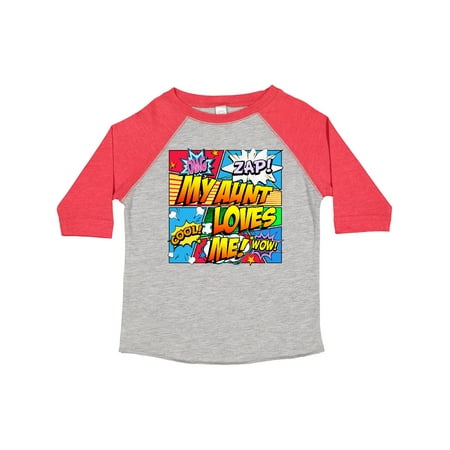 

Inktastic My Aunt Loves Me Gift Toddler Boy or Toddler Girl T-Shirt