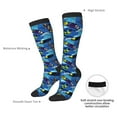 thumbnail image 6 of Haiem Hawaiian Style Socks, Funny Novelty Crazy Design Cotton Socks Sports Socks Knee High Socks For Men, Women,1Pairs - Gift For Working Friends, 6 of 8