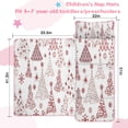 thumbnail image 5 of White Christmas Tree Pattern Toddler Nap Mats for Kids Preschool,51"x22" Sleeping Mat Bag or Kids,Toddler Sleeping Bag,Toddler Nap Mat or Daycare, 5 of 6