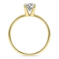 thumbnail image 4 of SZUL Women's Lab Grown 3/4 Carat Diamond Solitaire Ring in 14K Yellow Gold (F-G Color, VVS1-VVS2 Clarity), 4 of 7