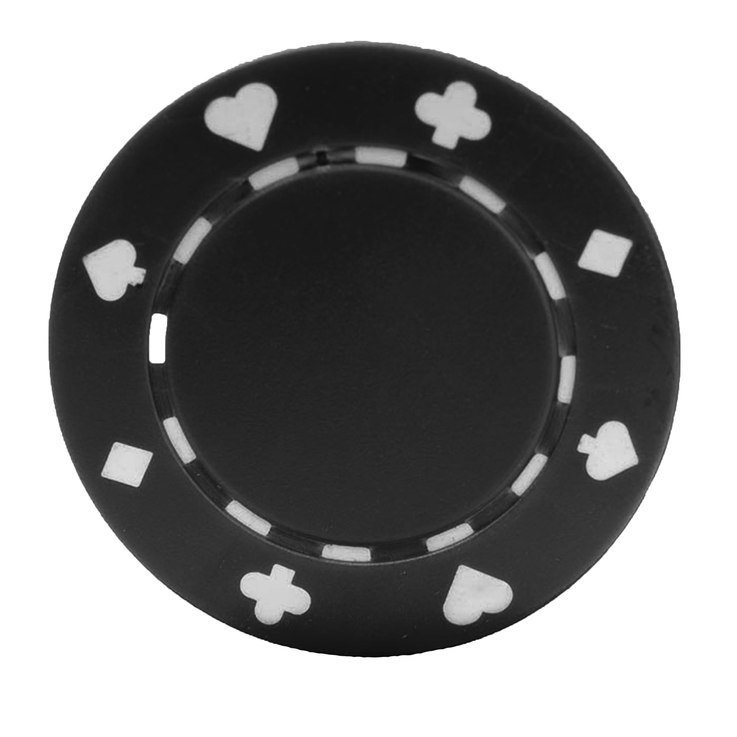 Poker Chips a– 50-Piece Set poker chip of 11.5-Gram Blackjack Chips with Suited Design - Made of Comp