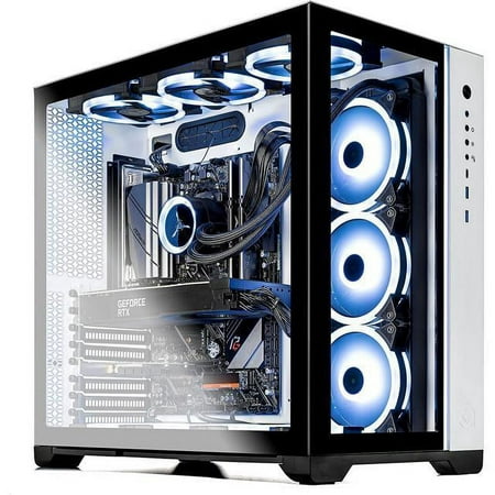 Skytech Prism II Gaming PC Desktop – AMD Ryzen 7 5800X 3.8GHz, RTX 3080 10G GDDR6X, 1TB Gen4 SSD, 16G DDR4 3200, 750W Gold PSU, 360mm AIO, AC Wi-Fi, Windows 10 Home 64-bit