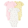 thumbnail image 3 of Carter's Child of Mine Baby Girl Bodysuits, 6-Piece, Sizes Preemie-18 Months, 3 of 10