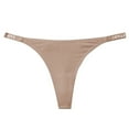 thumbnail image 1 of Cadeaux pour Maman LSLJS Mode pour Femmes Aguichant Sans Traces Transparent Taille Basse String Culottes String pour Femmes G-Strings et Strings, 1 of 2