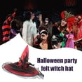 thumbnail image 4 of Disfraz de Cosplay de Halloween, Sombrero de Bruja Vintage de Halloween Sombrero de Bruja Vintage de Halloween Velos de Encaje Sombrero de Bruja Elegante y Moderno, 4 of 8