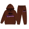 thumbnail image 3 of LIUYUNNN Kids Boys Girls Active Sweatsuit 2 Piece Long Sleeve Tree Brown Pullover Hoodie Sweatshirt and Sweatpants Warm Fall Winter Clothes 6-7 Years Boys Clothes Boys Girls Fall and Winter Outfits, 3 of 3