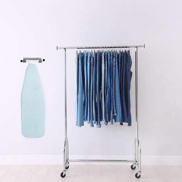 WASHWEPE 2Ud Gancho Para Y Tabla De Planchar De Pared Plateado Con Multifuncional Para Almacenaje