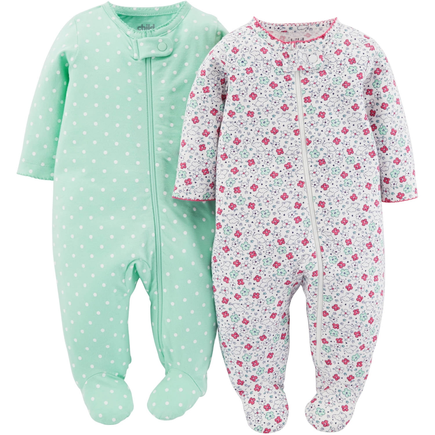 Child Of Mine By Carter S Child Of Mine Com 2pk Snp Girl Walmart Com