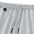 thumbnail image 6 of Bxsruta Mens Loose Fit Joggers Drawstring Waist Athletic Pants Casual Streetwear Wide Leg Trousers, 6 of 8