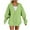 Green, variant on Womens Ultimate Heavyweight Full Zip Up Hoodie Jacket Loose Fit Fleece Casual Solid Color Oversized Outerwear S-5XL