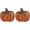 Pumpkin Family-e, variant on E-view Metal Flat Pumpkin Decor Free Standing Pumpkin Decoration for Home Yard Garden (H-24.5")