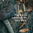 thumbnail image 2 of ArtsyQuotes 26x26 White Modern Wood Framed Museum Art Print Titled - Thomas Edison Quote: No Substitute, 2 of 4