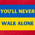 thumbnail image 3 of CafePress - You'Ll Never Walk Alone Pro Ukraine T Shirt - Mens Football Shirt, 3 of 4