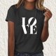 thumbnail image 3 of Tops Cortos para Mujeres Casual de Moda Impreso Cuello Redondo, Camiseta de Manga Corta para el Uso Diario, Fiesta Y Cómodo, 3 of 4