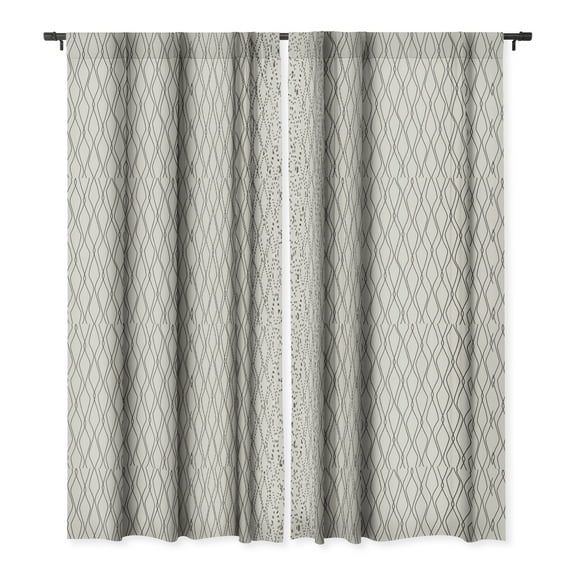 Society6 Heather Dutton Fuge Stone Single Panel Room Darkening Window Curtain 50" x 84"