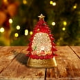 thumbnail image 2 of Kokiya Christmas Snow Figurine Christmas Lantern for Tabletop A, 2 of 8