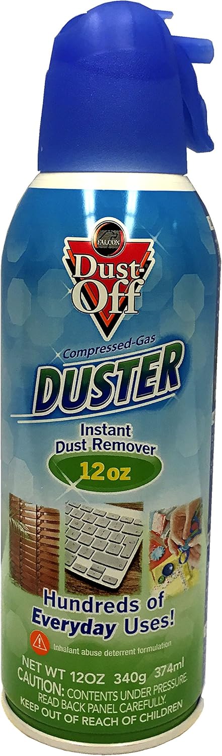 New 12 Pack Dust Off Compressed Gas Duster 12 oz