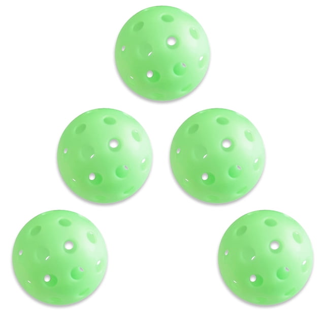 Lot de 5 Balles de Cornichon Intérieur Extérieur 74 mm Balles de Cornichon Lumineuses
