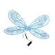 thumbnail image 4 of Alas de hada, alas de mariposa, accesorios de disfraz para festival de Halloween Azul, 4 of 9