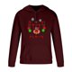 thumbnail image 3 of Sudadera con capucha para hombre, informal, con estampado navideño, de manga larga, tipo blusa, 3 of 5