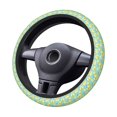 thumbnail image 2 of Cauagu Yellow Lemon Print Car Steering Wheel Cover - Universal Car Accessory for Diverse Cars for Steering Wheel with a Diameter of 14.5"-15", 2 of 7