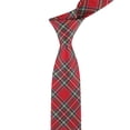 thumbnail image 5 of Corbata Tommy Hilfiger Royal Stuart para niño, tartán, color rojo, poliéster, 5 of 5