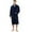 Navy, variant on U2SKIIN Mens Fleece Robe, Soft Warm Long Plush Shawl Collar Fleece Bathrobe(Navy, S-M)