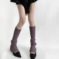 thumbnail image 3 of lanema 1 pair Soft & Knitted Leg Warmer 90s Ribbed Socks Shoe Sleeves with Flare Designing for Stylish Everyday Wear, 3 of 21