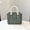green, variant on KUNPENG Plastic Woven Easter Wedding Gift Basket with Handle, Portable Shower Caddy for Bathroom Storage, Rattan Style Grocery Tote & Picnic Basket for Snacks, Washable Handbag for Gifts, 10"x6"x8"