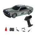 thumbnail image 1 of Coches RC de juguete para niños, regalos, derrapes de alta velocidad, coche RC con luces, juguete para niños de 3 años en adelante, recuerdo de fiesta gris, 1 of 9