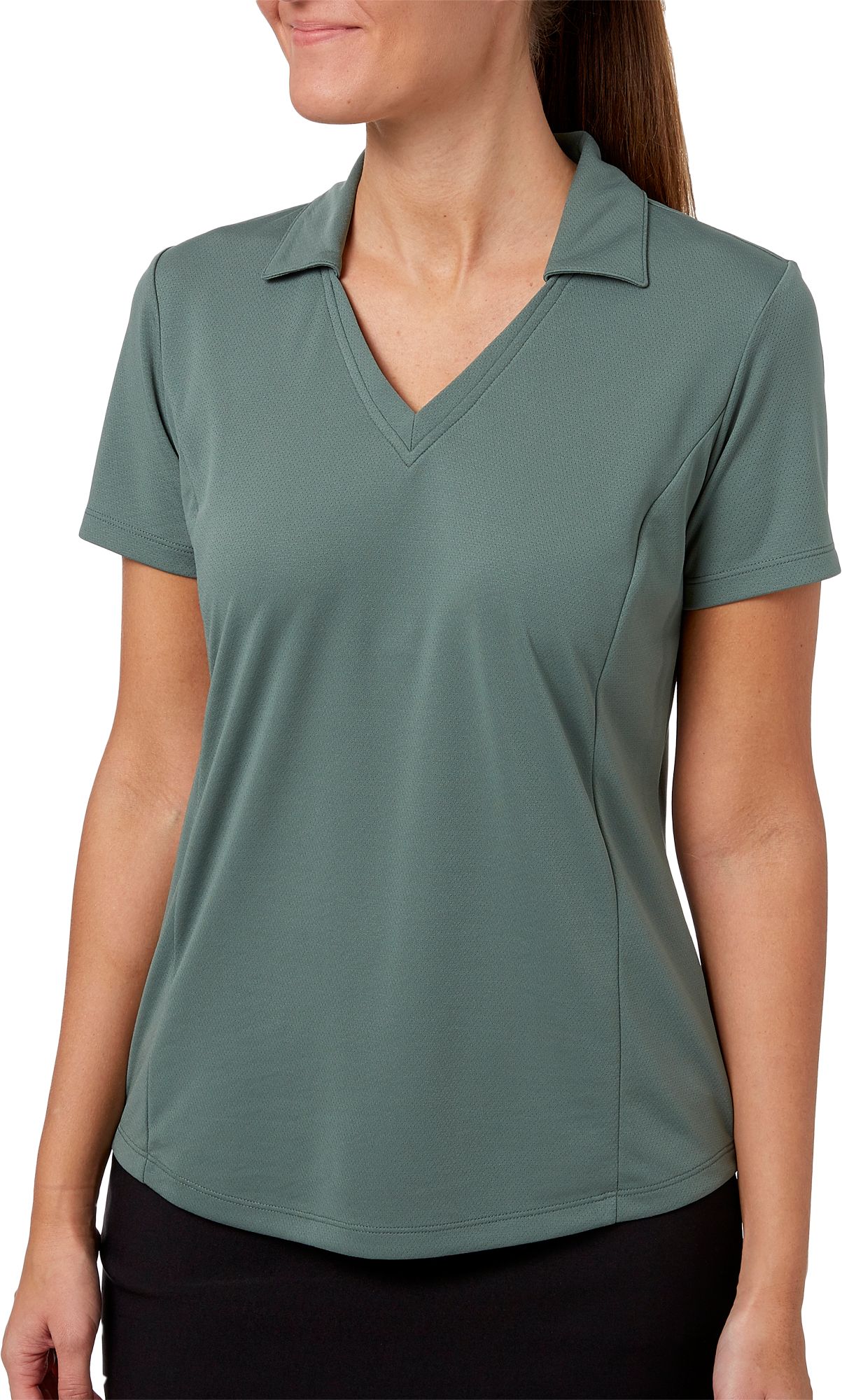 Lady Hagen Women's Solid Golf Polo 
